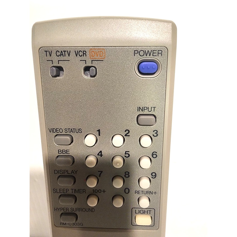 JVC TV/VCR OEM Television Remote Control R6P / R6PU - Tested/Works - Picture 2 of 3